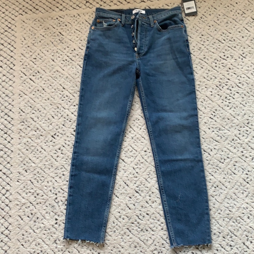 These are Levi’s redone jeans.